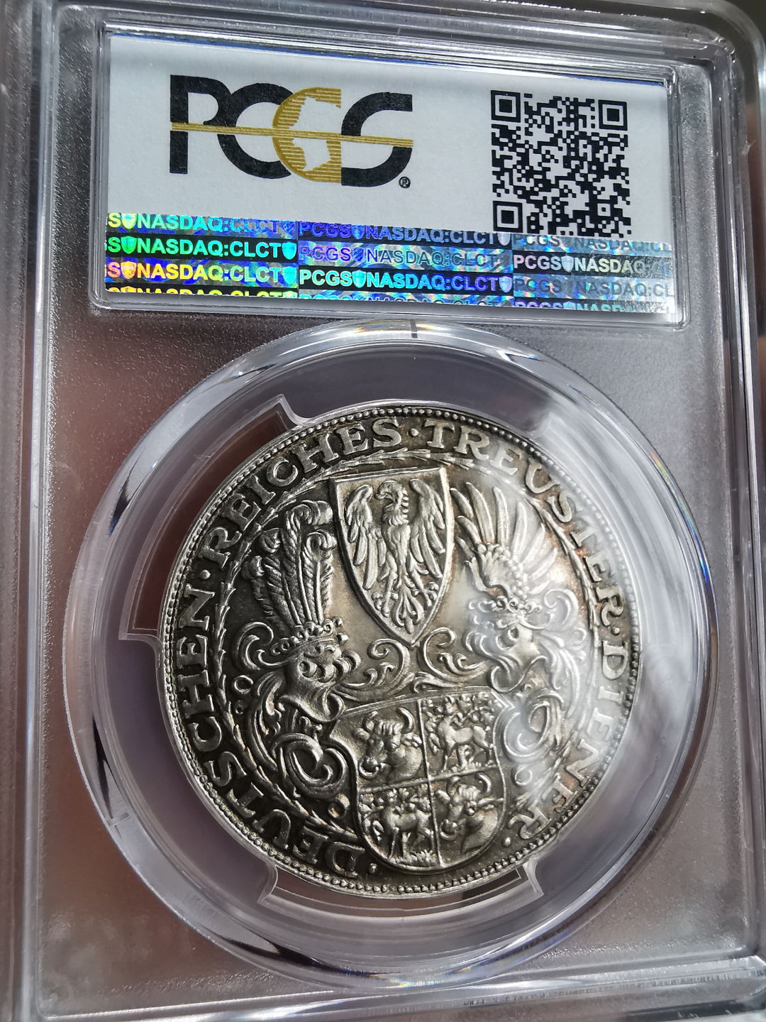 凡希社世界钱币微拍第九十三期 1927D魏玛兴登堡5马克币章PCGS-MS65