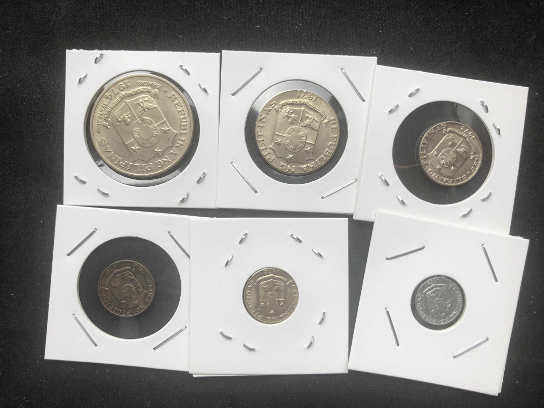 【币观天下】第七十六期拍卖 【菲律宾】流通币6枚