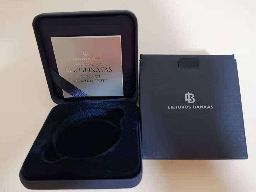 【币观天下】第七十六期拍卖 【一口价】获奖币立陶宛2014年最后的立特凹凸曲面镶嵌银珠银币NGC70满分只有5枚