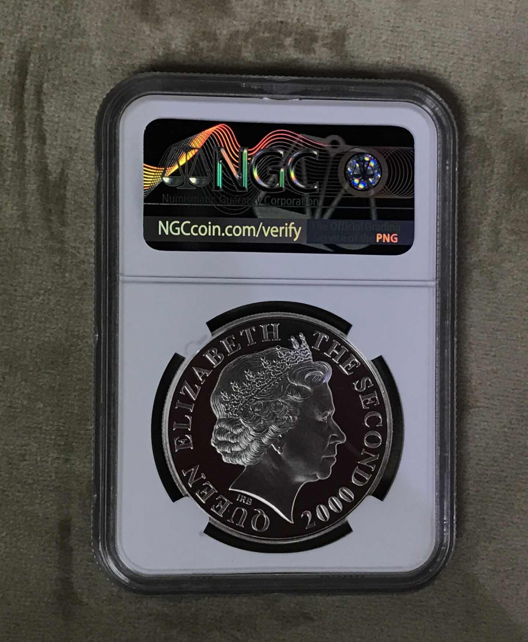 【随心拍&GetCoin】现代金银币拍卖第二十七期 泽西1999-2000年千禧年系列地图币镀金纪念银币NGC69