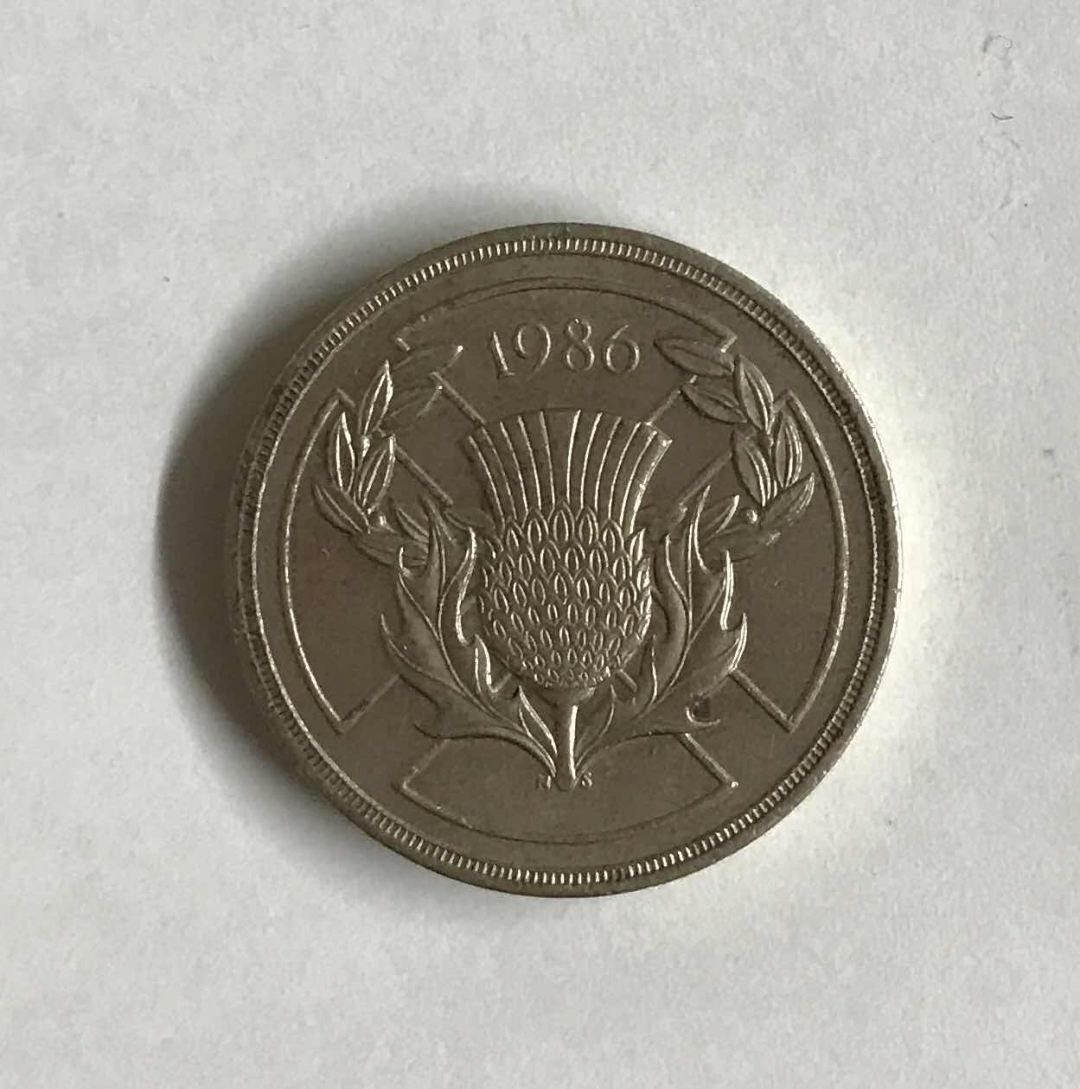 【随心拍&GetCoin】现代金银币拍卖第二十七期 英国1986年英联邦运动会纪念币面值2英镑！