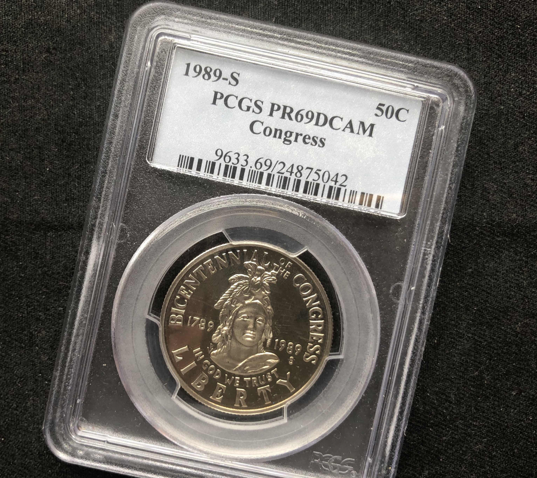 【币观天下】第七十七期拍卖 【美国】1989美国半美元镍币