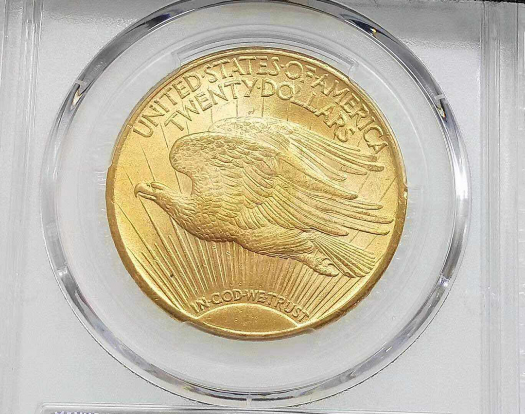 小魏钱币第29期中外金银币专场  PCGS MS64 美国1925年自由女神20元好品相大金币 33.43克 900金 少见年份