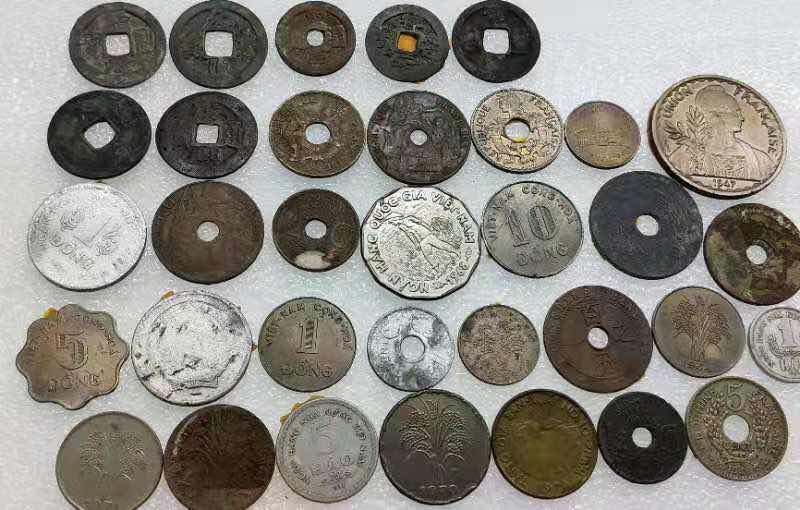 小魏钱币第29期中外金银币专场 越南印支散币34枚