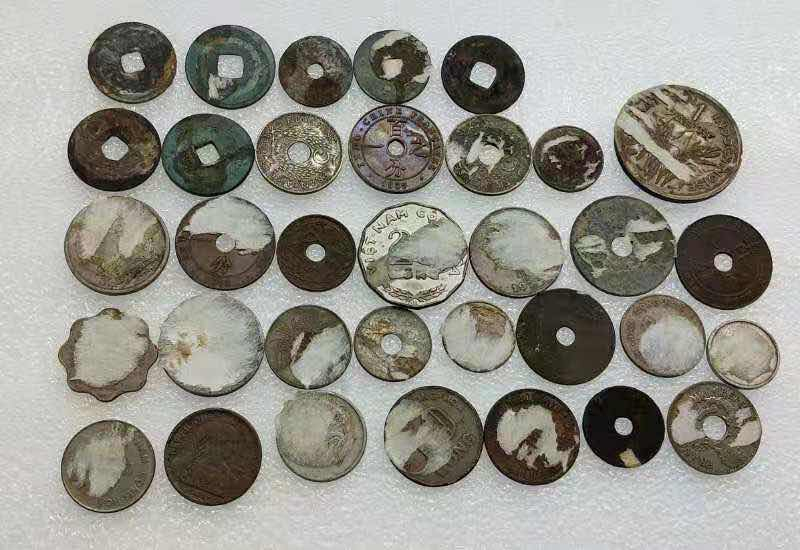 小魏钱币第29期中外金银币专场 越南印支散币34枚