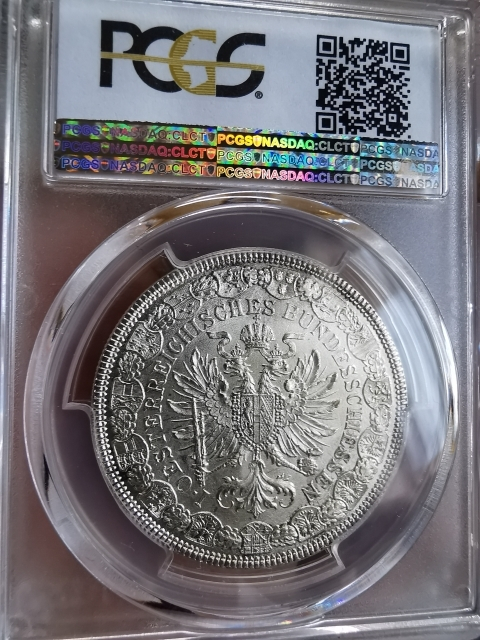凡希社世界钱币微拍第九十五期 稀！1880奥地利射击节2FL纪念银币PCGS-MS64+