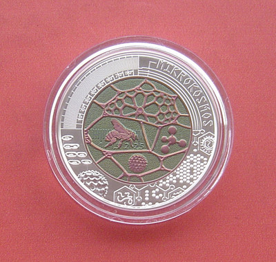 「S&S Numismatic世界钱币-拍卖第26期」 - 奥地利2017年 微观世界 25欧元银+铌双色纪念币 盒证齐全