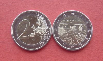 「S&S Numismatic世界钱币-拍卖第26期」 - 芬兰2018年 芬兰国家景观-科里公园 2欧元双色纪念币