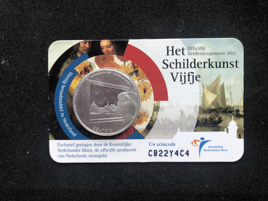 【币观天下】第七十八期拍卖 【荷兰卡册】女王之窗5欧元卡册秒杀