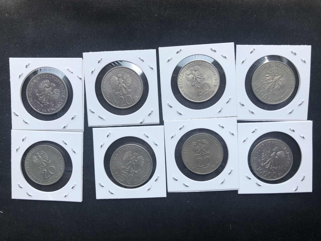 【币观天下】第七十八期拍卖 【波兰】波兰老纪念币8枚秒杀