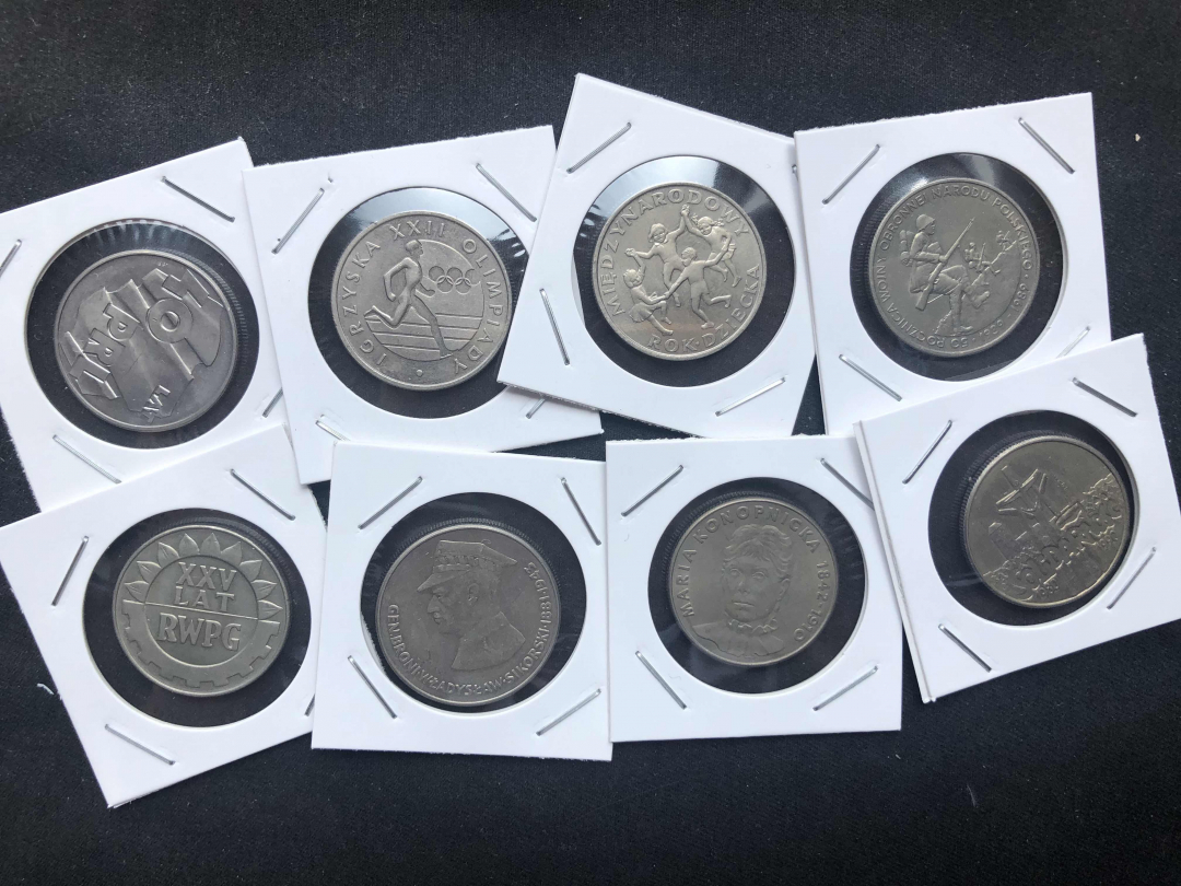 【币观天下】第七十八期拍卖 【波兰】波兰老纪念币8枚秒杀