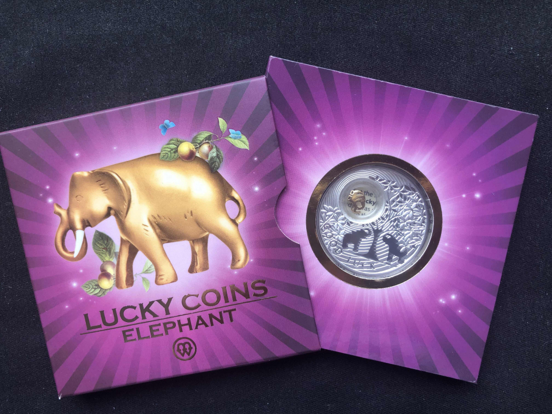 【币观天下】第七十九期拍卖-现代币专场 【纽埃】2012幸运钱币系列大象银币【28.28g】