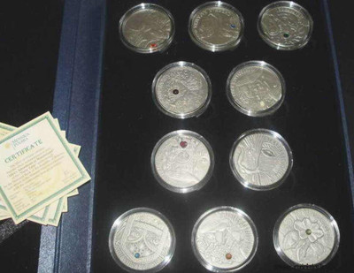 【随心拍&GetCoin】现代金银币拍卖第二十九期 白俄罗斯童话故事仿古银币全套10枚