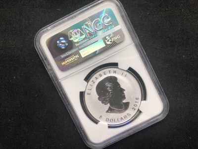 【随心拍&GetCoin】现代金银币拍卖第二十九期 【加拿大】加拿大枫叶私印银币【1oz】