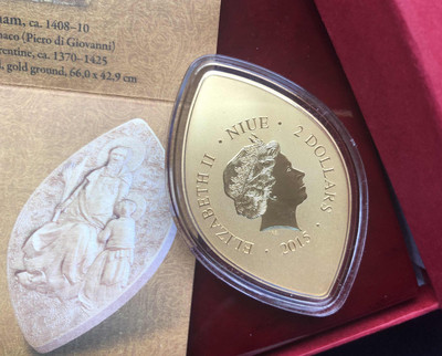 【随心拍&GetCoin】现代金银币拍卖第二十九期 【纽埃】2015年亚伯拉罕1oz镀金银币