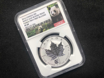 【随心拍&GetCoin】现代金银币拍卖第二十九期 【加拿大】加拿大枫叶私印银币【1oz】