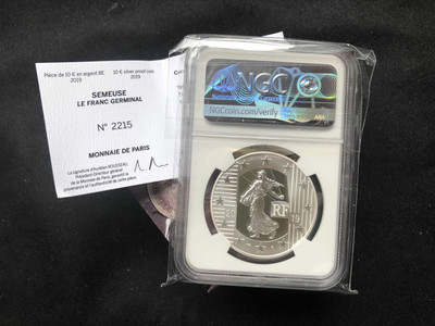 【随心拍&GetCoin】现代金银币拍卖第三十期 【法国】法国拿破仑纪念银币ngc70