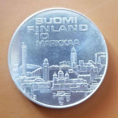 【随心拍&GetCoin】现代金银币拍卖第三十一期 - 芬兰1971年第10届运动会10马克银币