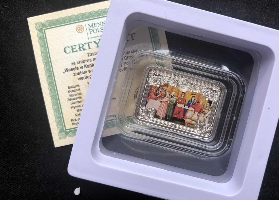 【币观天下】第八十二期钱币拍卖 安道尔2013年上帝传奇(2) 乔托.迪.邦多内名画—《坎纳的婚礼》 