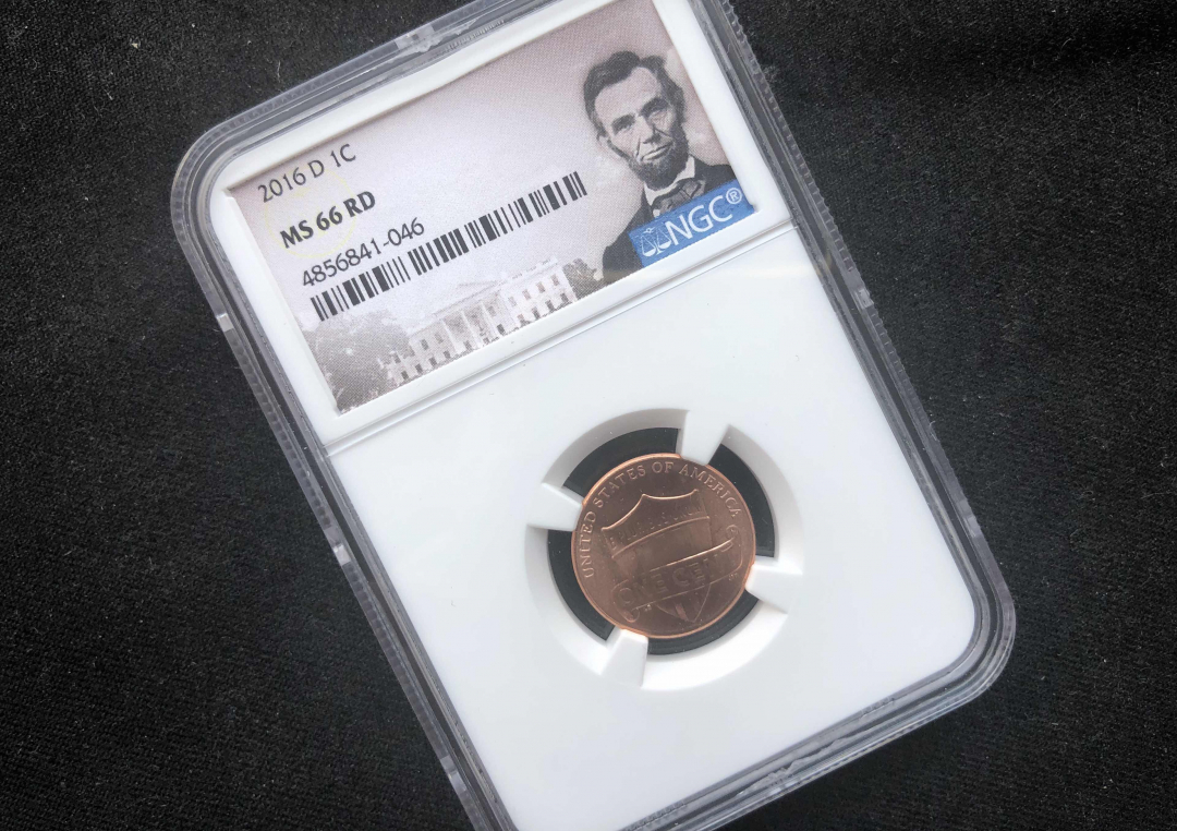 【币观天下】第八十二期钱币拍卖 【美国】林肯1美分铜币【ngc66】