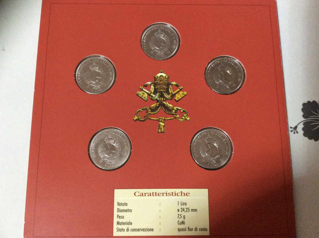 【收藏联盟】第九十八期拍卖 梵蒂冈 2005年 教皇纪念币官方册