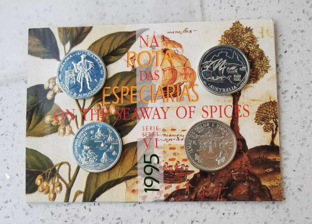 【随心拍&GetCoin】现代金银币拍卖第三十二期 葡萄牙1995年探索发现4枚精装银币全套4枚925银26.5克，造币厂原包装
