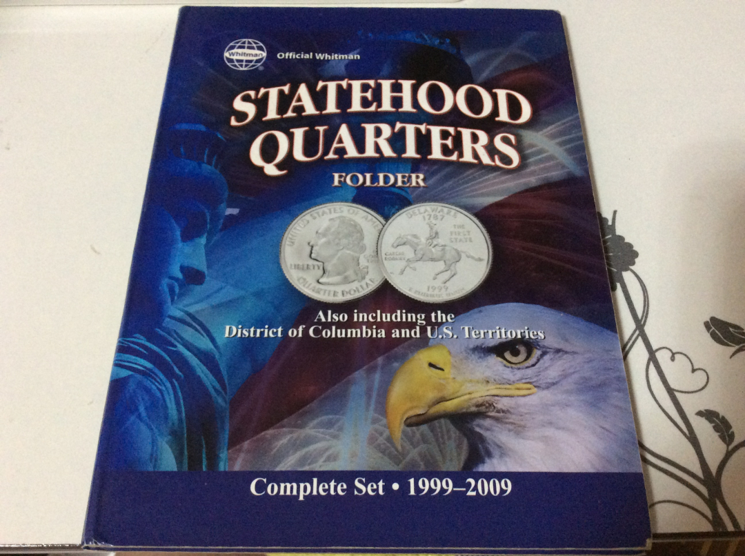 【收藏联盟】第九十八期拍卖 美国州币56枚大全套官方册