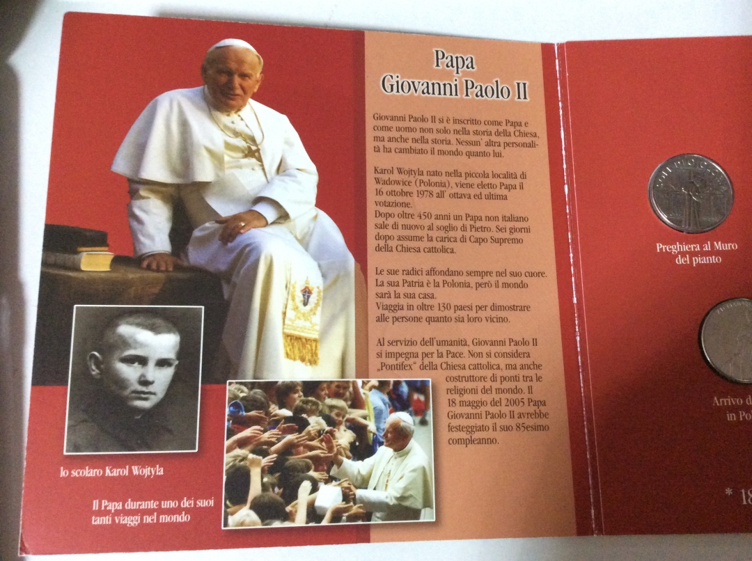 【收藏联盟】第九十八期拍卖 梵蒂冈 2005年 教皇纪念币官方册