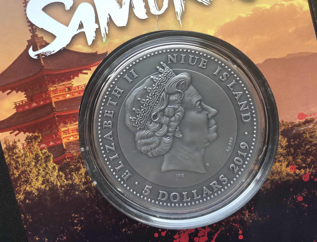 【随心拍&GetCoin】现代金银币拍卖第三十二期 【纽埃】2019仿古高浮雕系列武士【原盒证】