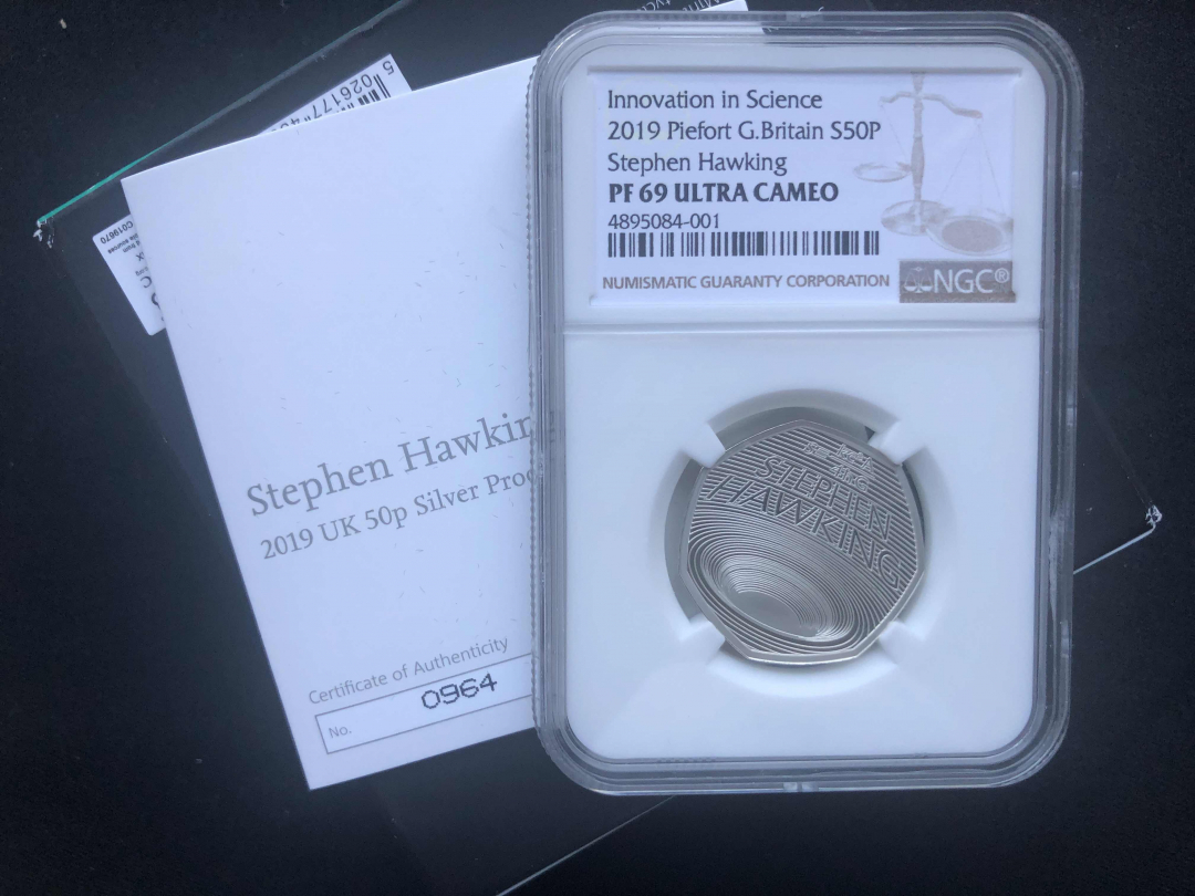 【随心拍&GetCoin】现代金银币拍卖第三十二期 【英国】英国黑洞银币ngc69【加厚】