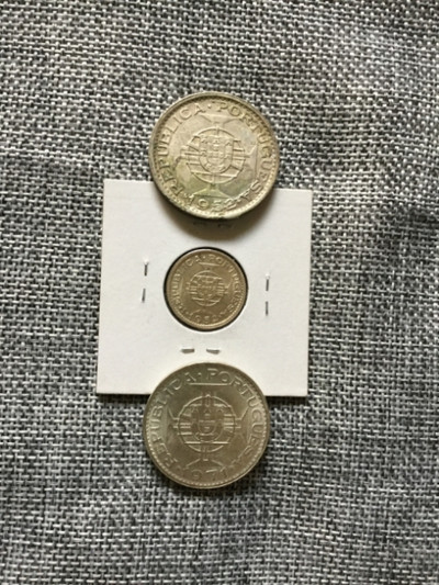 外币套币～随意拍清仓捡漏第三场 - 原光未使用：葡属澳门全套三枚银币