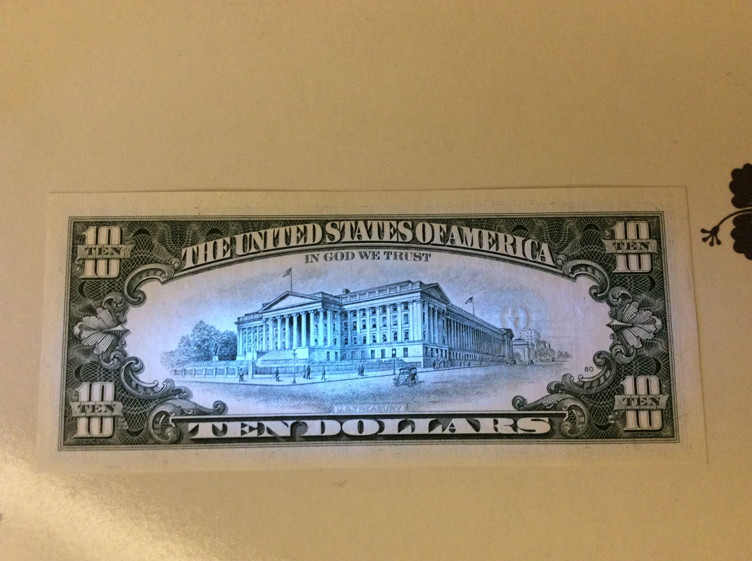 【收藏联盟】第九十九期拍卖 【一组3张】美国 1993年 5美金、10美金*2 UNC 汉密尔顿/林肯