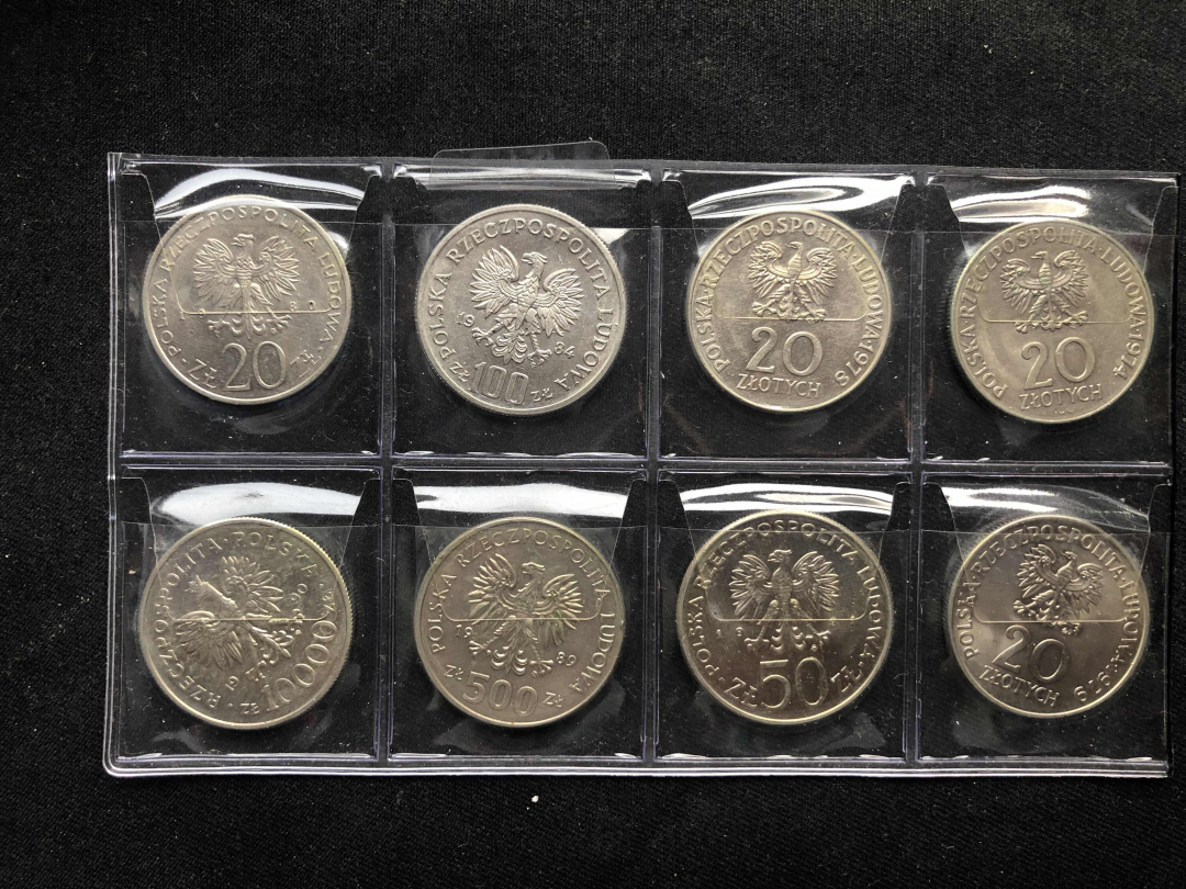 【币观天下】第八十四期钱币拍卖 【波兰】波兰早期纪念币8枚