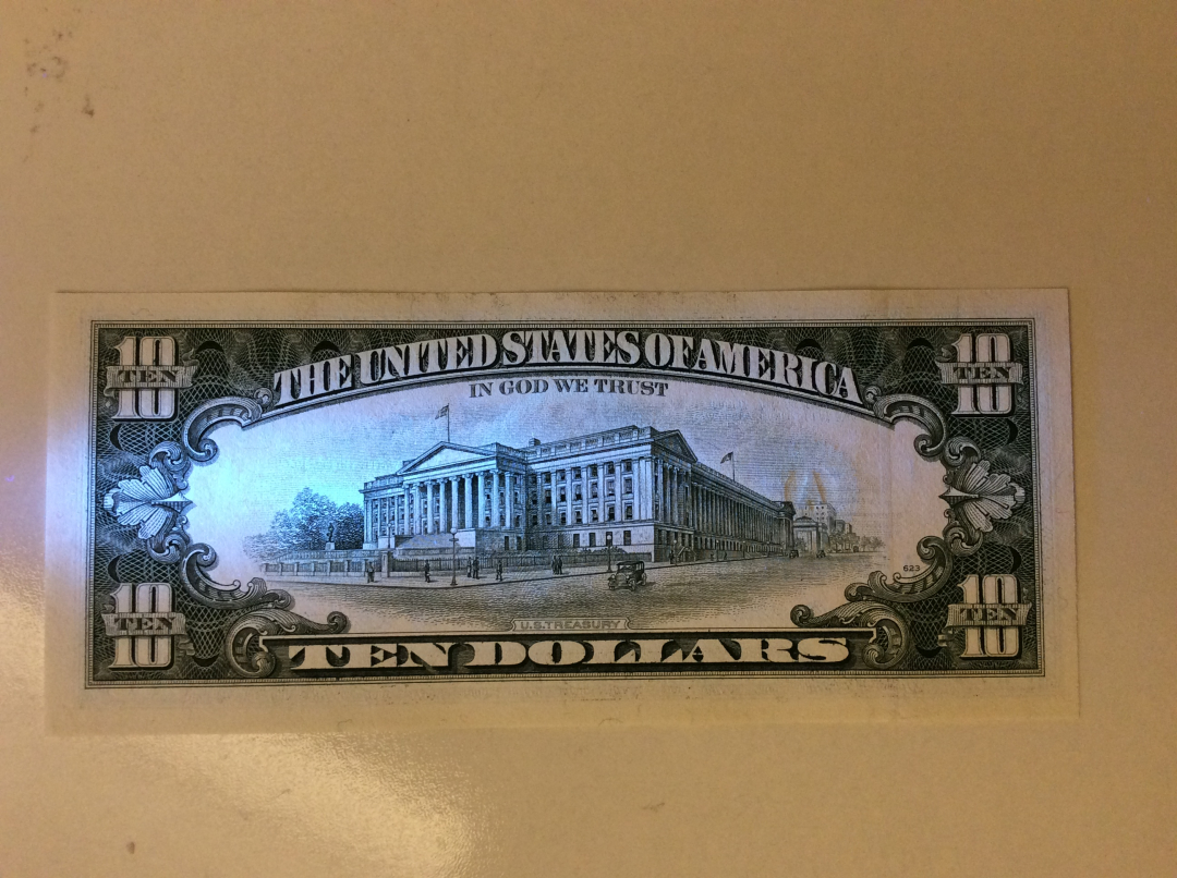 【收藏联盟】第九十九期拍卖 【一组3张】美国 1993年 5美金、10美金*2 UNC 汉密尔顿/林肯