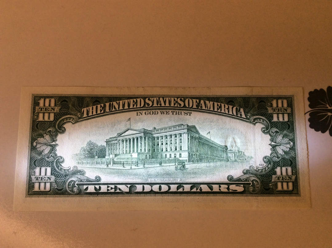 【收藏联盟】第九十九期拍卖 【一组3张】美国 1993年 5美金、10美金*2 UNC 汉密尔顿/林肯