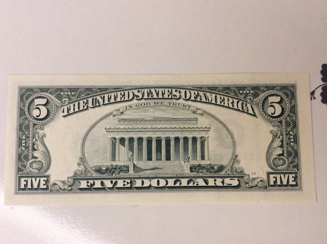 【收藏联盟】第九十九期拍卖 【一组3张】美国 1993年 5美金、10美金*2 UNC 汉密尔顿/林肯