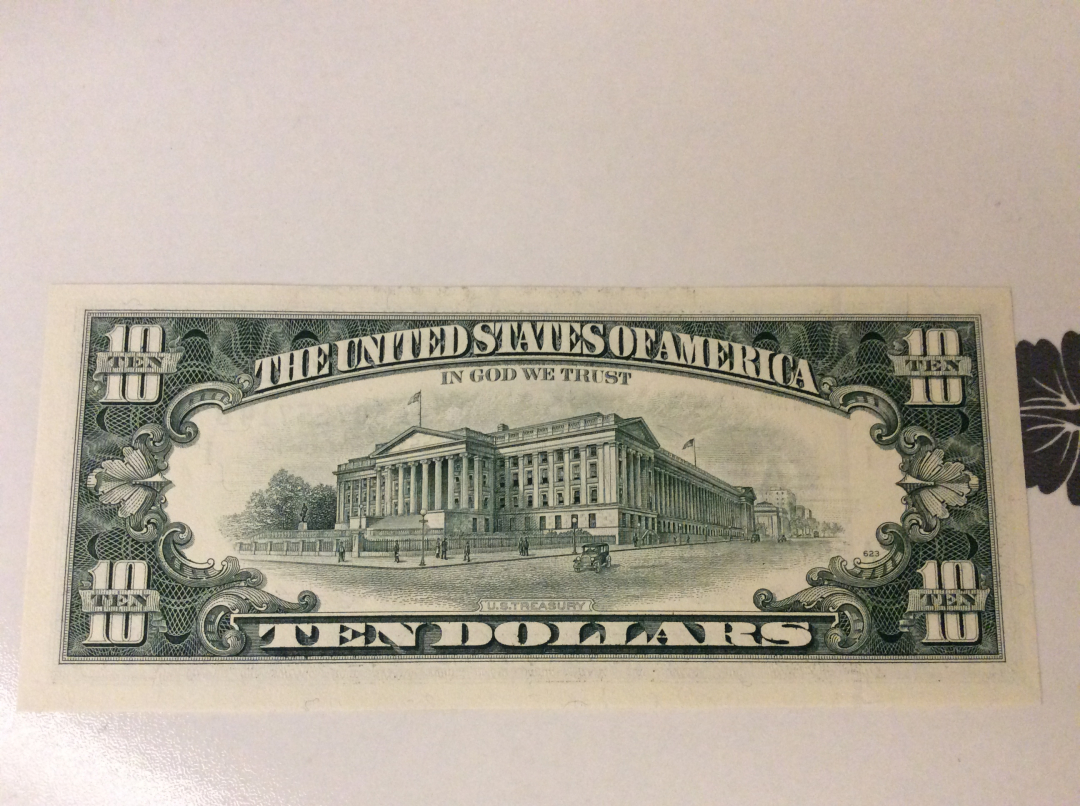 【收藏联盟】第九十九期拍卖 【一组3张】美国 1993年 5美金、10美金*2 UNC 汉密尔顿/林肯