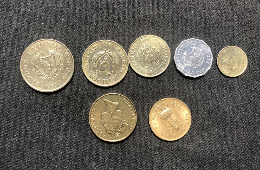 【币观天下】第八十四期钱币拍卖 【塞浦路斯5枚+澳大利亚1枚+印度1枚】