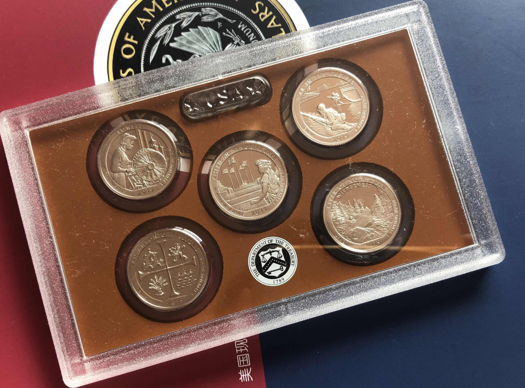 【币观天下】第八十四期钱币拍卖 【美国】2019年5枚精致币册子