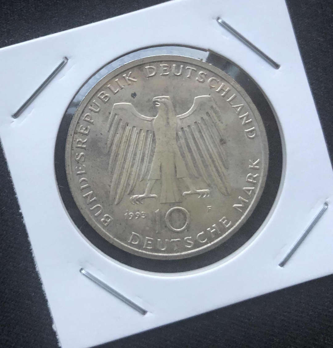 【币观天下】第八十四期钱币拍卖 【德国】1993年10马克银币