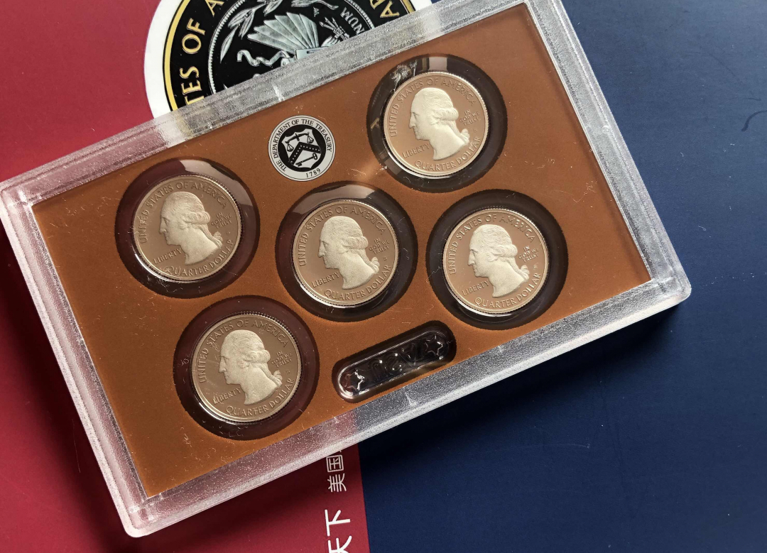 【币观天下】第八十四期钱币拍卖 【美国】2019年5枚精致币册子