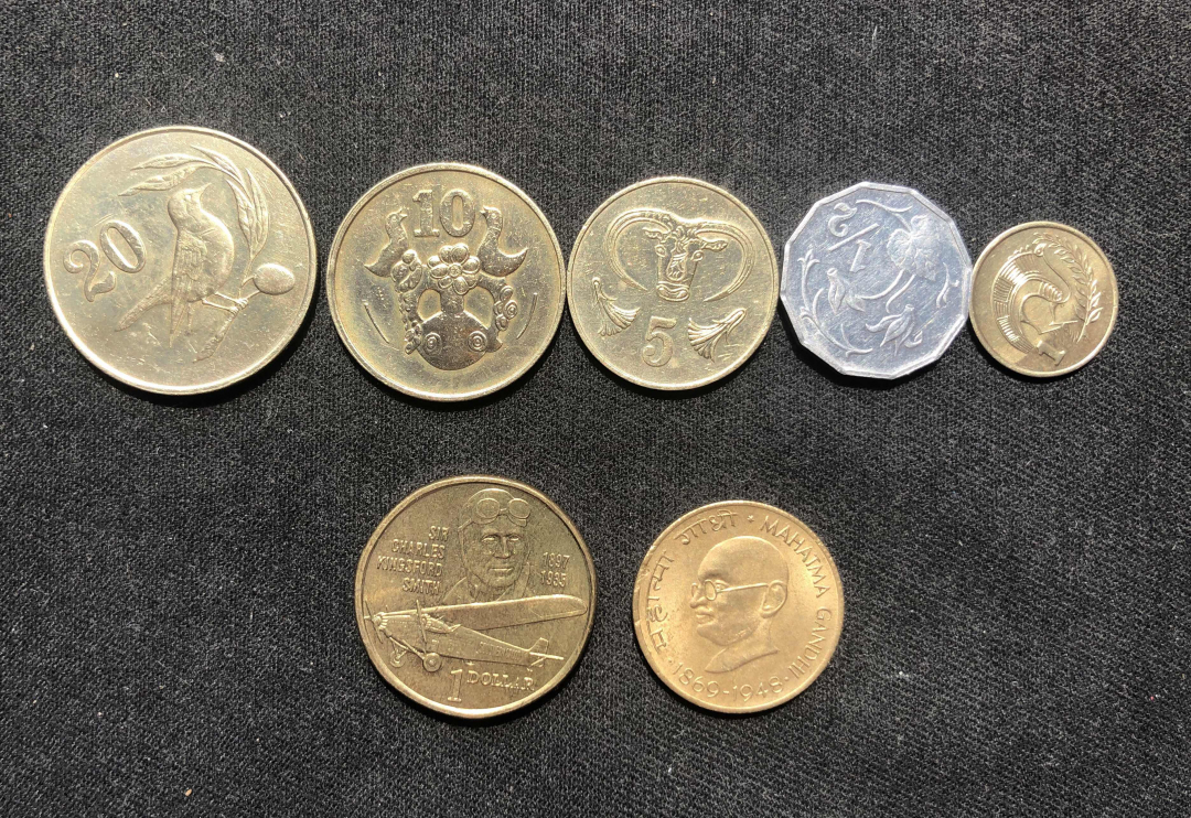 【币观天下】第八十四期钱币拍卖 【塞浦路斯5枚+澳大利亚1枚+印度1枚】