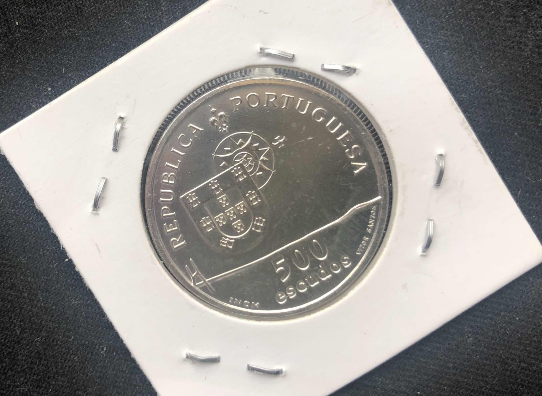 【币观天下】第八十四期钱币拍卖  葡萄牙1998年达伽马大桥开通纪念500埃斯库多纪念银币