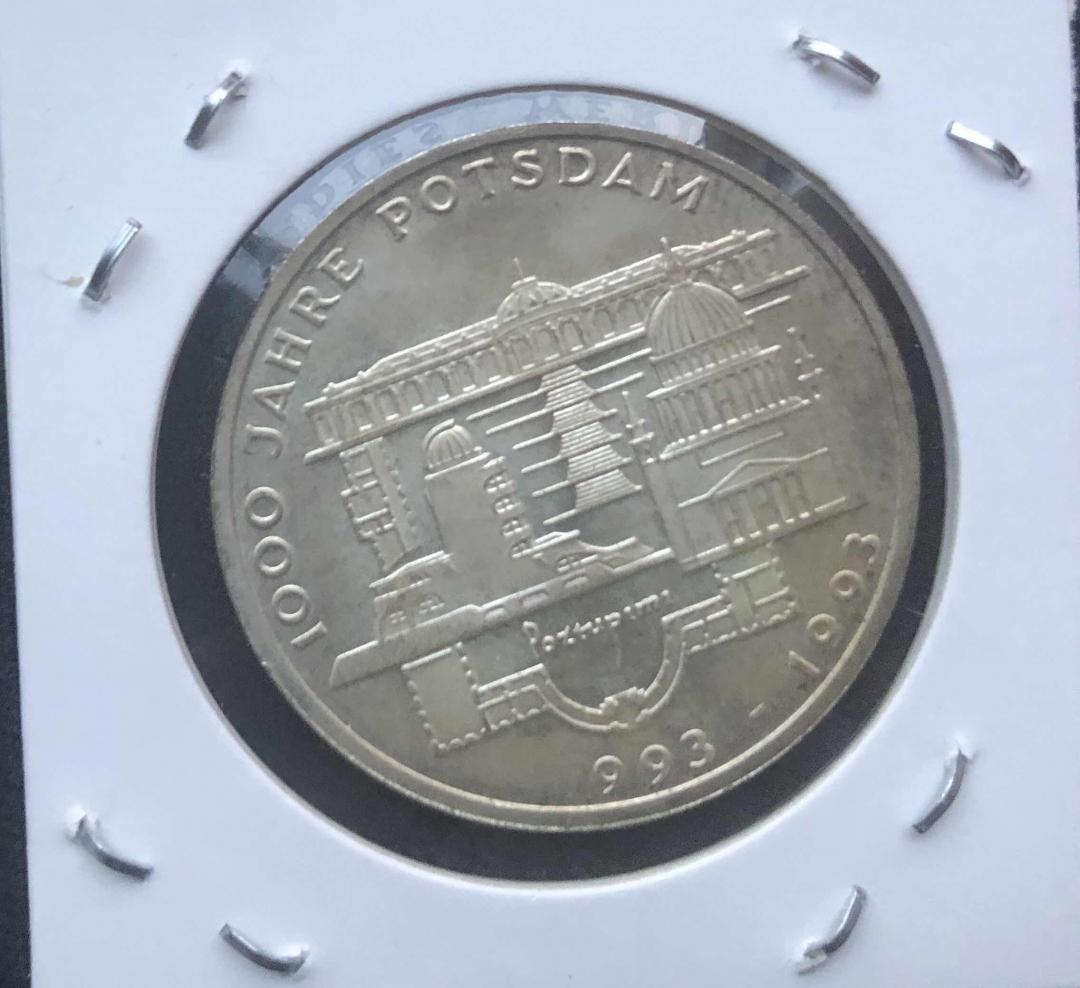 【币观天下】第八十四期钱币拍卖 【德国】1993年10马克银币