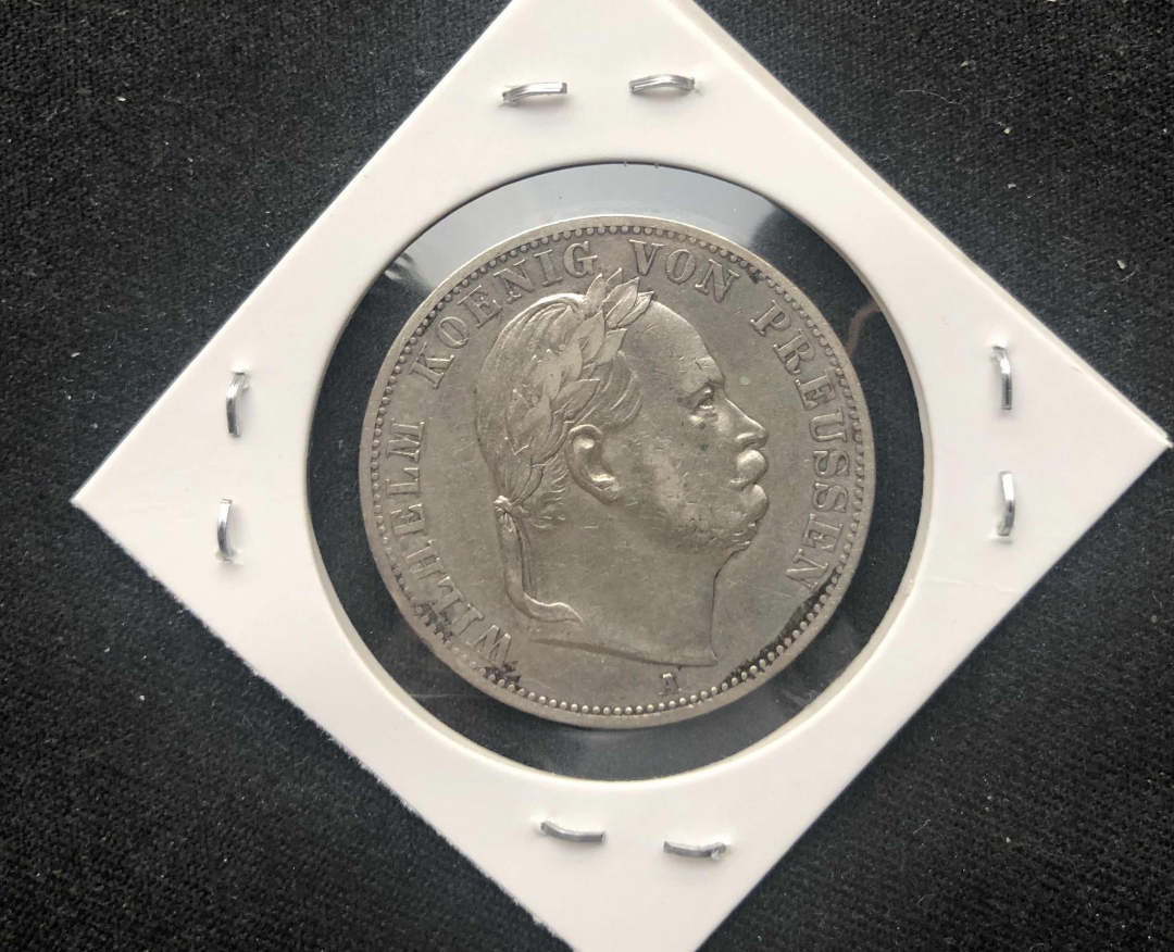 【币观天下】第八十四期钱币拍卖 【德国】德国1866年普鲁士威廉一世鹰徽泰勒