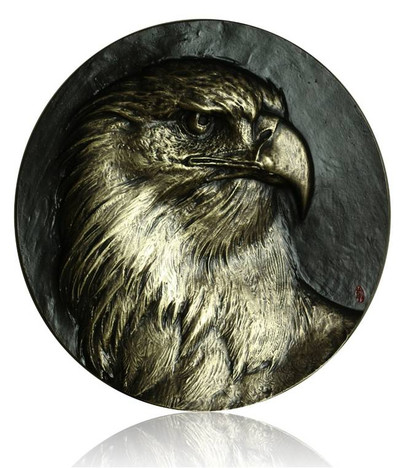 喜迎国庆70周年，艺术麦朵尔（纪念章）拍卖（CICE） - 鹰击长空