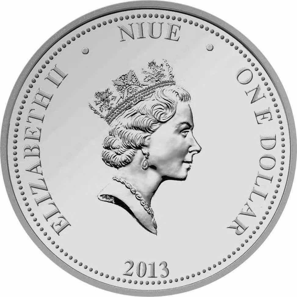 【币观天下】⭐️广州CICE展销会专场⭐️第八十五期钱币拍卖 【纽埃】纽埃2012年1新西兰元，神奇之花鸢尾花系列(1)---西伯利亚鸢尾花 彩色精制美头像银币