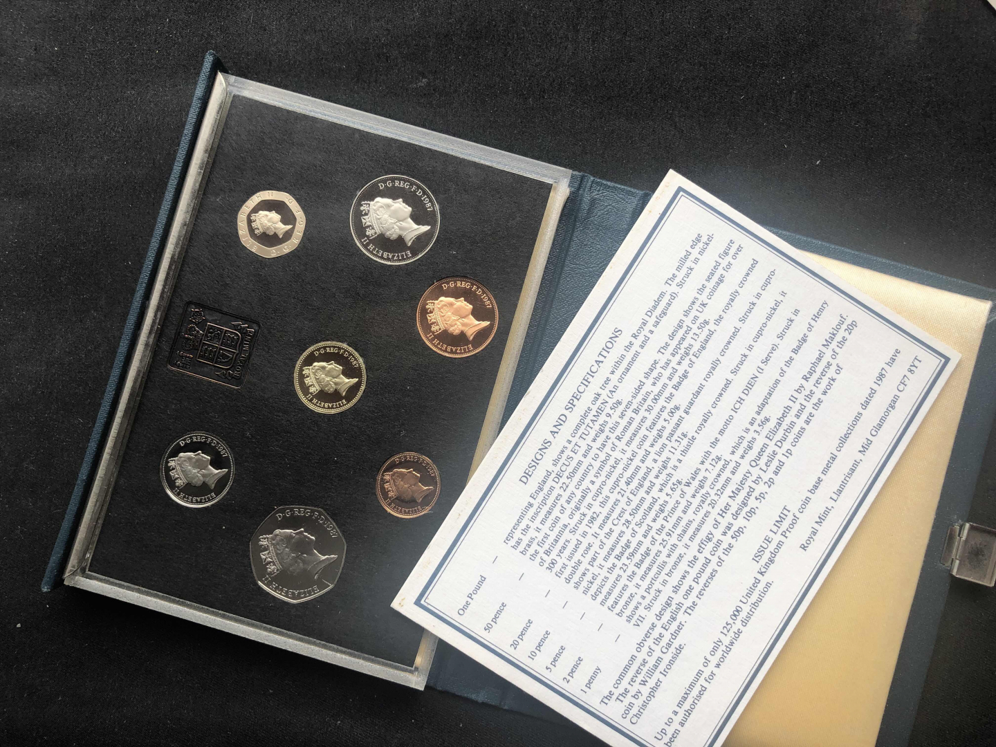 【币观天下】⭐️广州CICE展销会专场⭐️第八十五期钱币拍卖 【英国】1987年精致套币一套