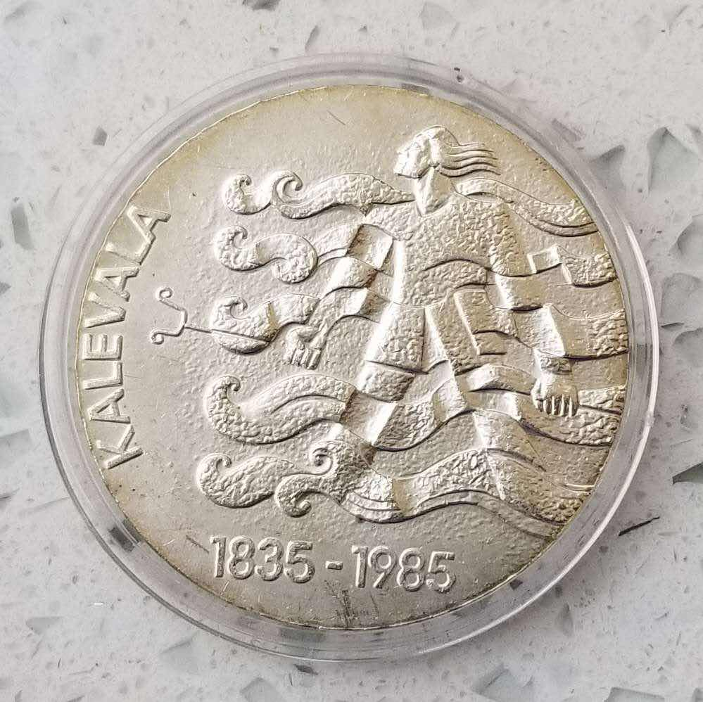【随心拍&GetCoins】🌟广州展销会CICE专场🌟现代金银币拍卖第三十四期 克劳斯获奖芬兰1985年史诗卡勒瓦拉银币，品如图。