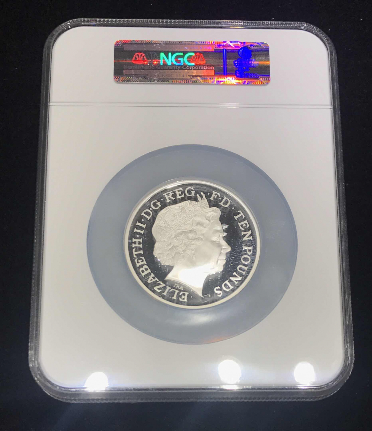 【随心拍&GetCoins】🌟广州展销会CICE专场🌟现代金银币拍卖第三十四期 获奖币英国2012年伦敦奥运5盎司飞马精制纪念银币NGC70首发1000枚